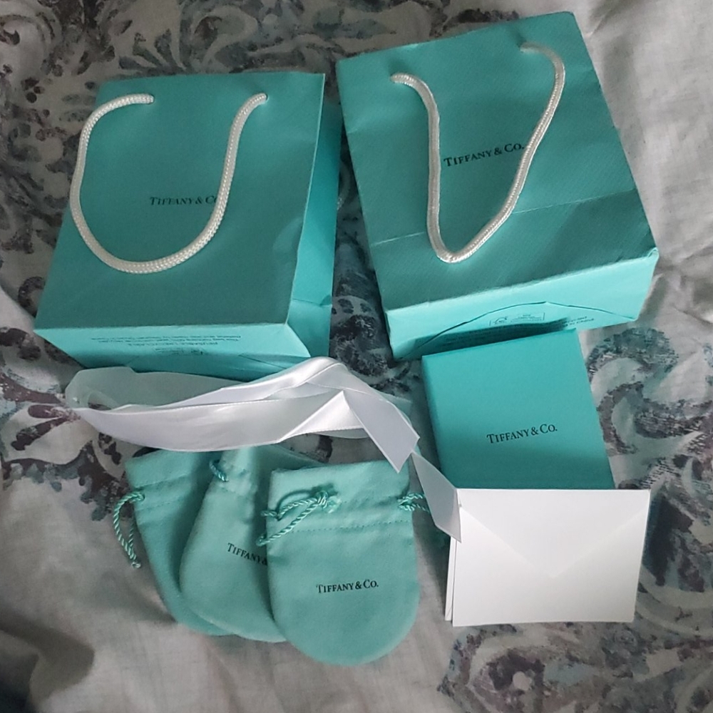 Tiffany & Co. Gift Boxes Pouches Bags and Bow